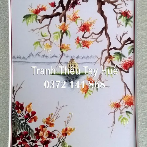 Tranh Thêu Hồ Gươm Ms 8836