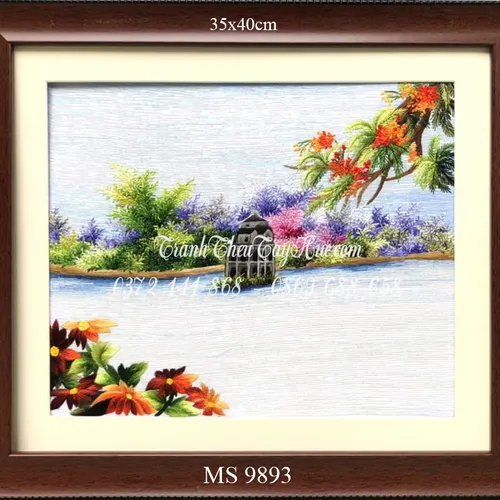 Tranh Thêu Hồ Gươm ms 9893