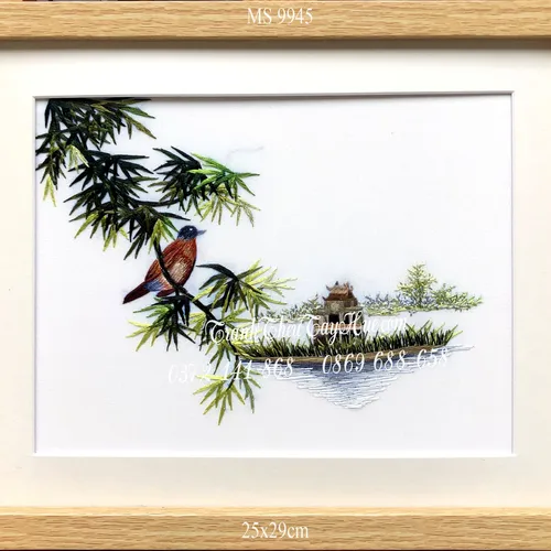 Tranh Thêu Hồ Gươm Ms 9945