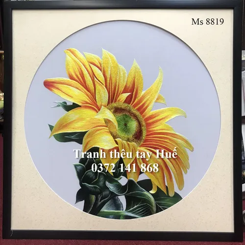 Tranh Thêu Hoa Hướng Dương MS 8819