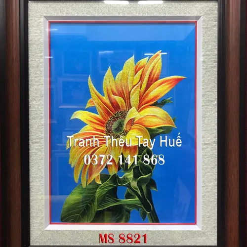 Tranh Thêu Hoa Hướng Dương MS 8821