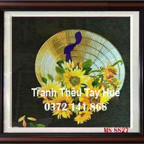 Tranh Thêu Hoa Hướng Dương MS 8827