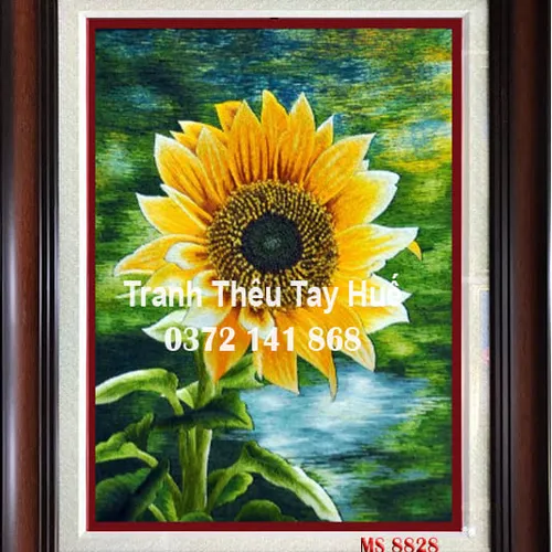 Tranh Thêu Hoa Hướng Dương MS 8828