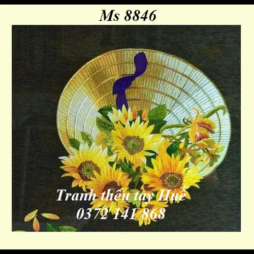 Tranh Thêu Hoa Hướng Dương MS 8846
