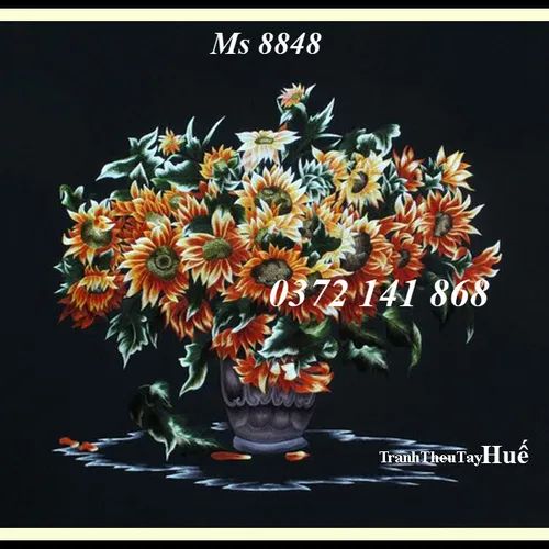 Tranh Thêu Hoa Hướng Dương MS 8848