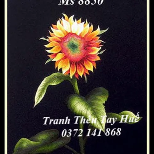 Tranh Thêu Hoa Hướng Dương MS 8850