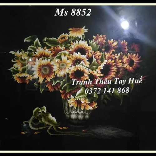 Tranh Thêu Hoa Hướng Dương MS 8852