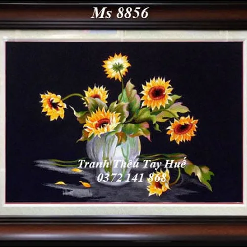 Tranh Thêu Hoa Hướng Dương MS 8856