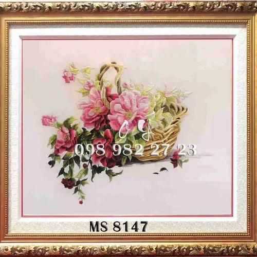 Tranh Thêu Hoa MS 8147