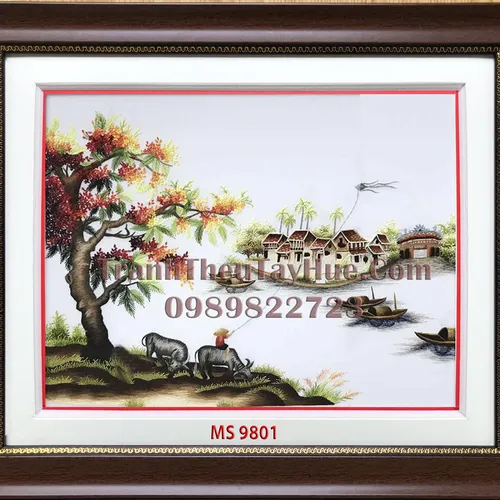 Tranh Thêu Hội An MS 9801