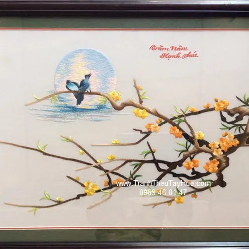 Tranh thêu làm quà tặng ĐÁM CƯỚI 38