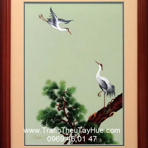 Tranh thêu làm quà tặng ĐÁM CƯỚI 47