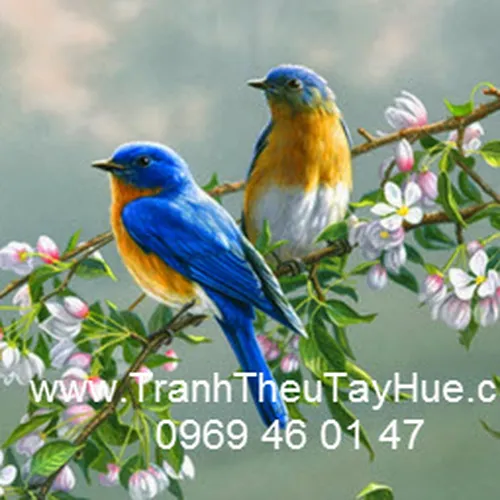 Tranh thêu làm quà tặng ĐÁM CƯỚI 59