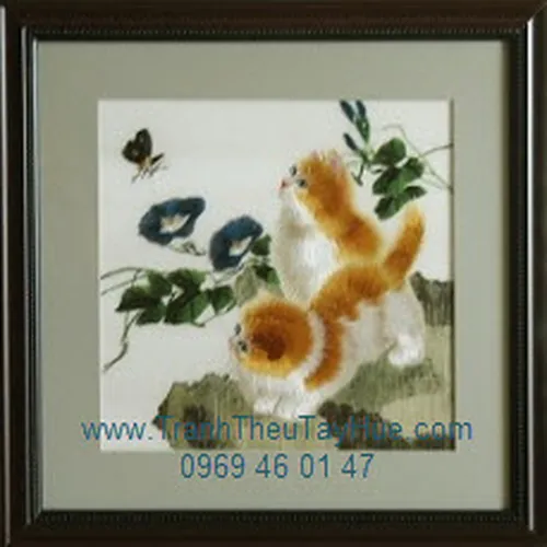 Tranh thêu làm quà tặng ĐÁM CƯỚI HTĐC20