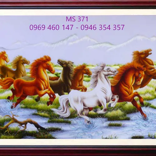TRANH THÊU MÃ ĐÁO THÀNH CÔNG MS 371