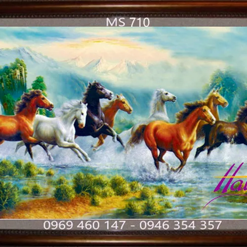 TRANH THÊU MÃ ĐÁO THÀNH CÔNG MS 710