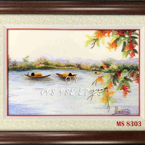 Tranh Thêu Phong Cảnh Huế MS 8303