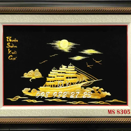 Tranh Thêu Thuận Buồm Xuôi GIó MS 8305
