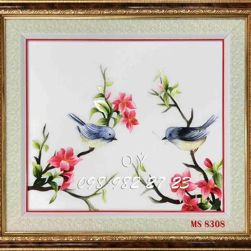 Tranh Thêu Tặng Đám Cưới MS 8308