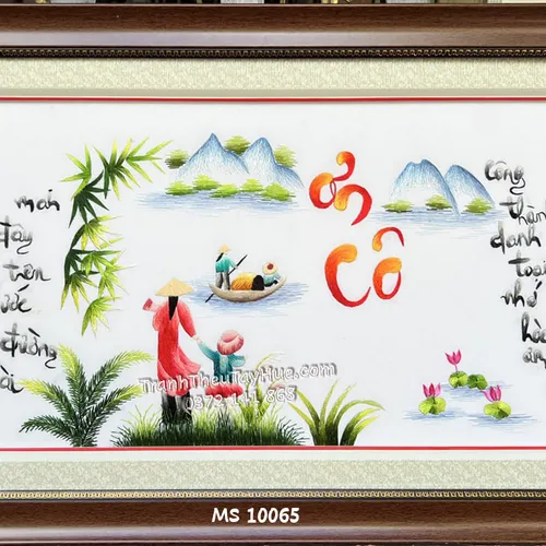 Tranh Thêu Ơn Cô Ms 10065