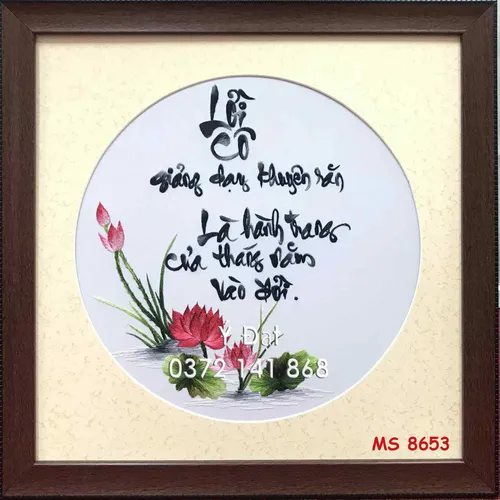 Tranh thêu ơn cô ms 8653