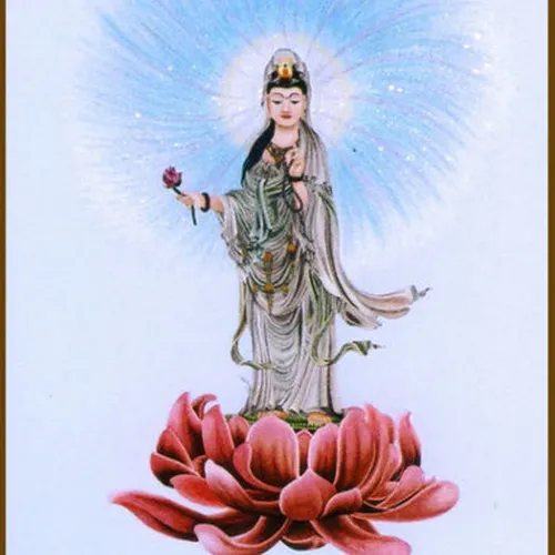 Tranh thêu Phật Bà Quan Âm 05