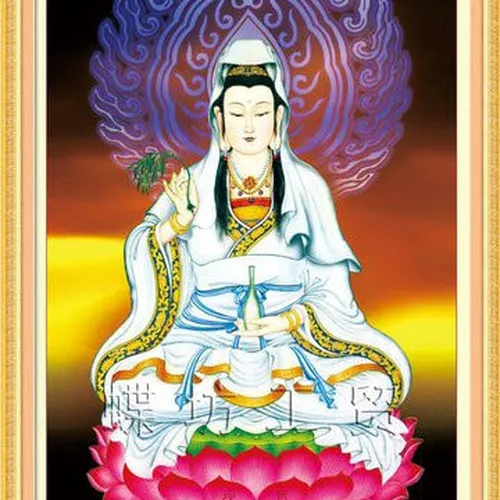 Tranh thêu Phật Bà Quan Âm 06