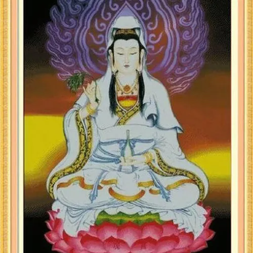 Tranh thêu Phật Bà Quan Âm 08