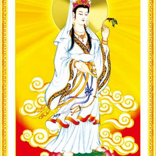 Tranh thêu Phật Bà Quan Âm 09
