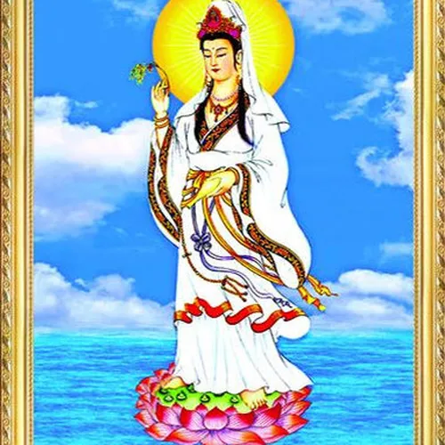 Tranh thêu Phật Bà Quan Âm 11