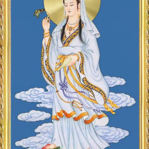 Tranh thêu Phật Bà Quan Âm 14