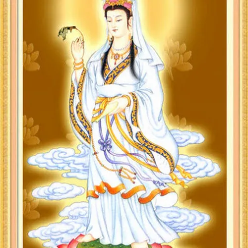 Tranh thêu Phật Bà Quan Âm 18