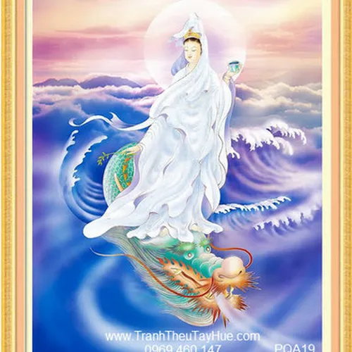 Tranh thêu Phật Bà Quan Âm 19