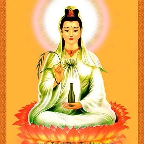 Tranh thêu Phật Bà Quan Âm 22