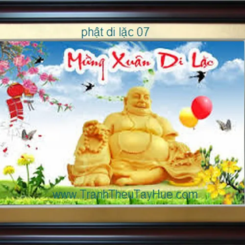 Tranh Thêu Phật Di Lặc 07