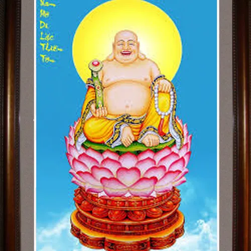 Tranh Thêu Phật Di Lặc 09