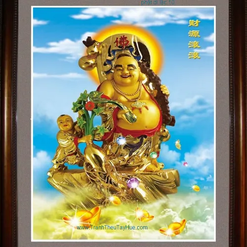 Tranh Thêu Phật Di Lặc 10