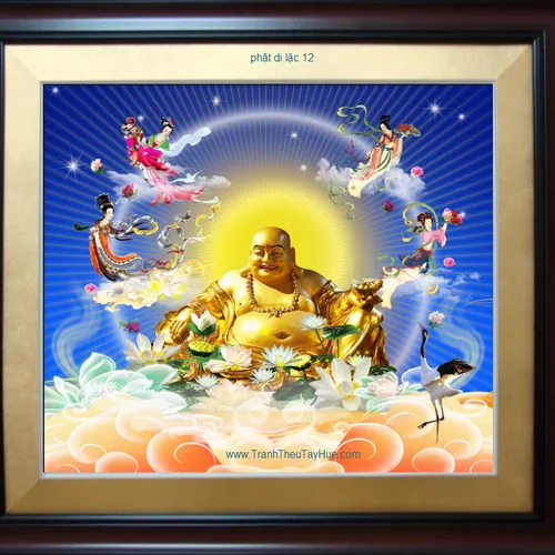 Tranh Thêu Phật Di Lặc 12
