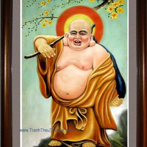 Tranh Thêu Phật Di Lặc 15