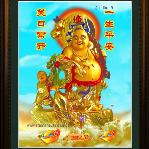 Tranh Thêu Phật Di Lặc 19