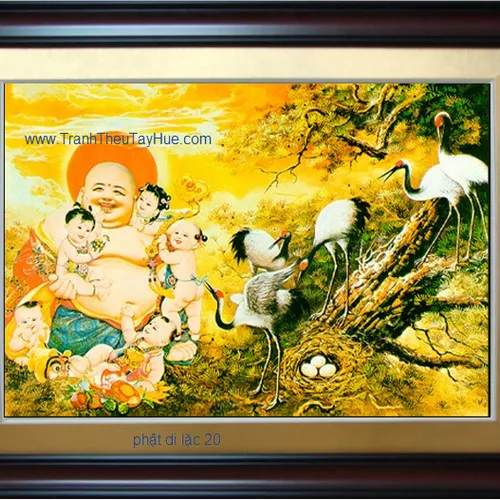 Tranh Thêu Phật Di Lặc 20