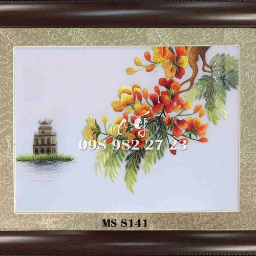 Tranh Thêu Phong Cảnh Hà Nội MS 8141