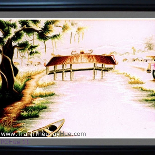 Tranh thêu phong cảnh Huế 11