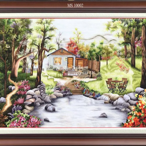 TRANH THÊU PHONG CẢNH THIÊN NHIÊN MS 10002