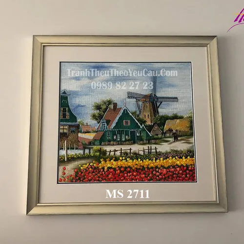 Tranh thêu Phong cảnh thiên nhiên MS 2711