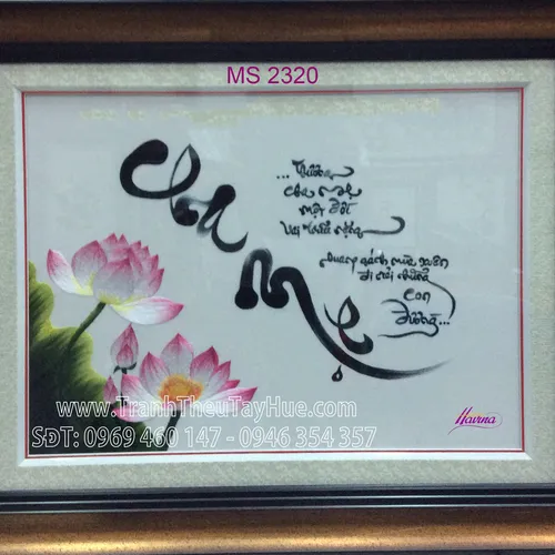 TRANH THÊU TẶNG CHA MẸ MS 2320
