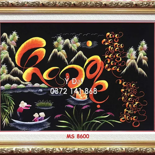 Tranh thêu tặng cha mẹ MS 8600