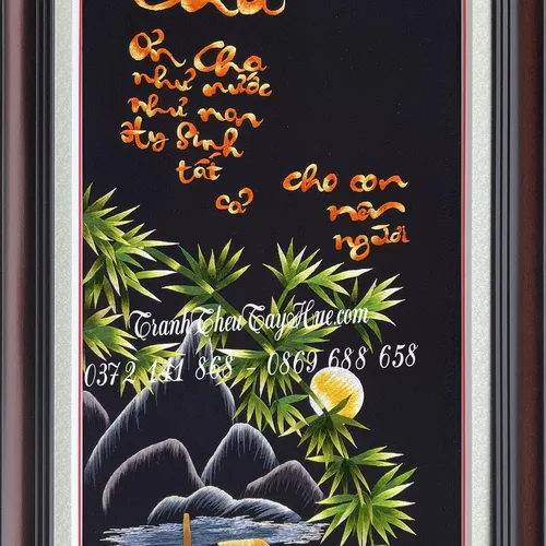 Tranh thêu tặng cha mẹ MS 9841