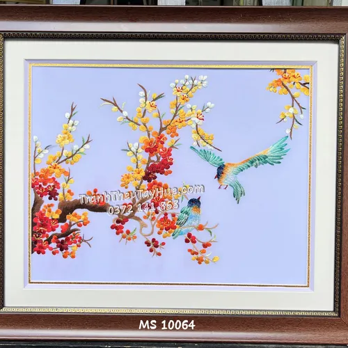 Tranh Thêu Tặng Đám Cưới Ms 10064