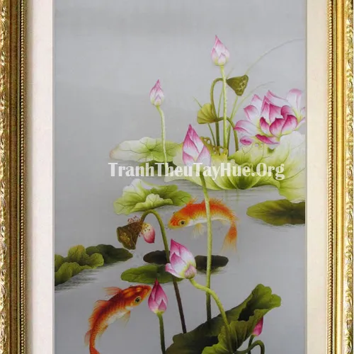 Tranh thêu tặng đám cưới MS 458